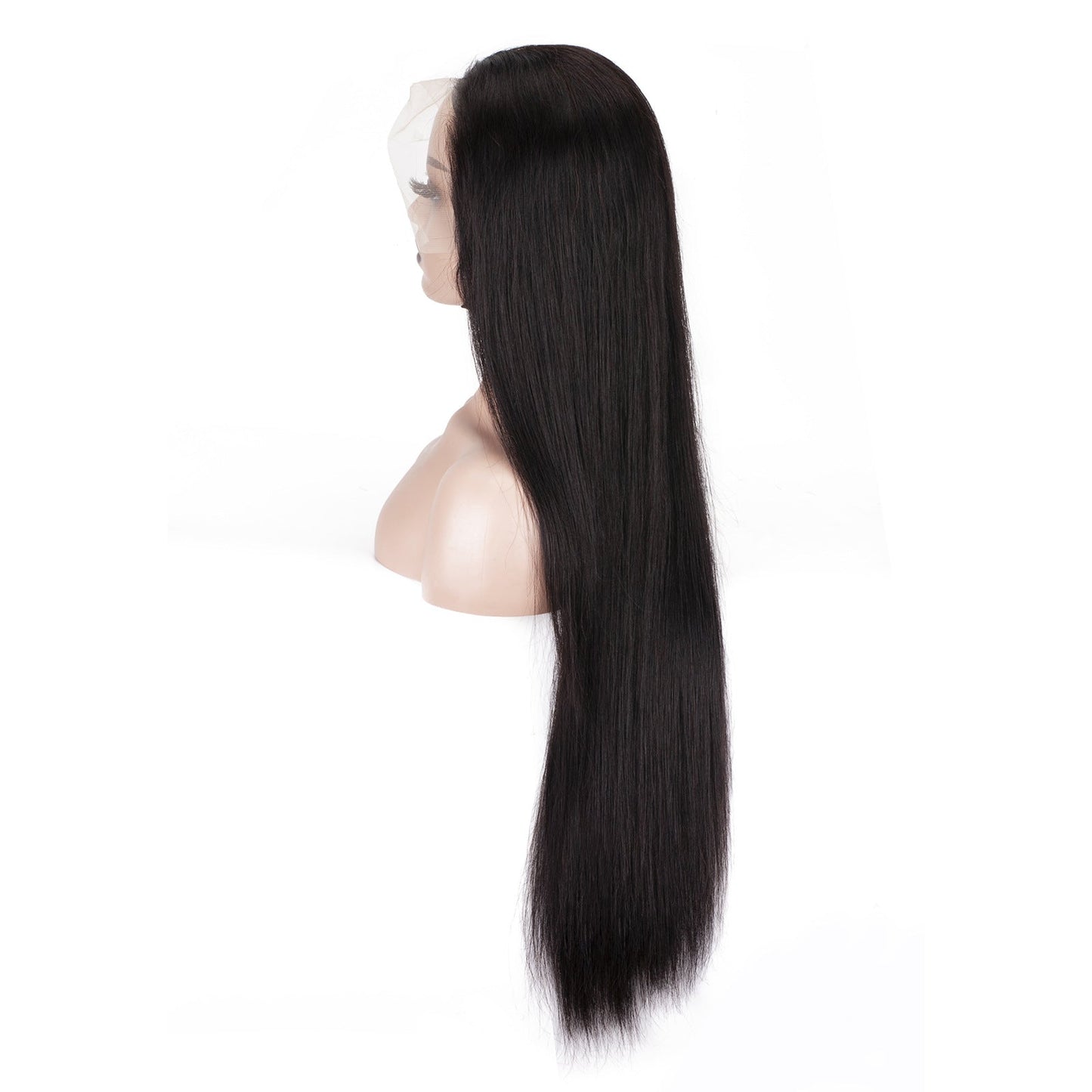 180% Density Lace Front Straight Human Hair Wig - WigWonders