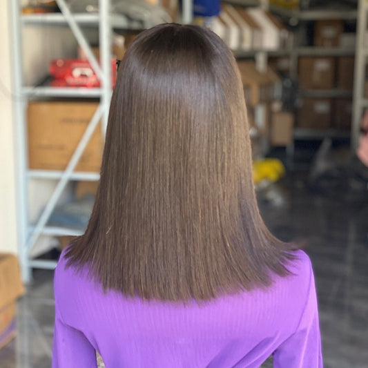 Bob Human Hair Wig — Short Straight HumanHairWig - WigWonders