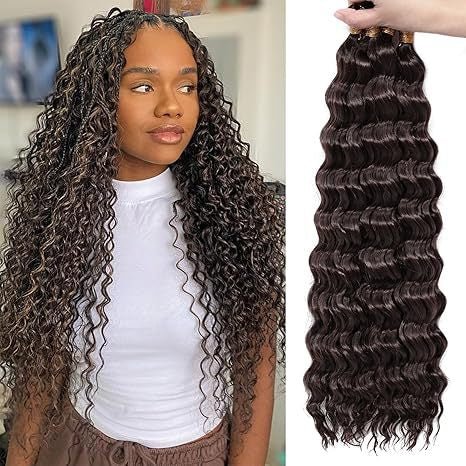 Deep Wave Crochet Hair - 18"/22"/24"/26"/30" - WigWonders