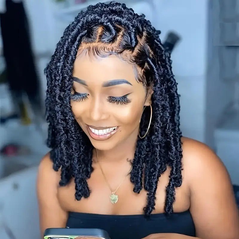 Faux Locs Braided Wig - Synthetic Hair - WigWonders