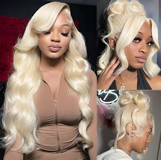 Ombre Long Wavy Synthetic Lace Front Wig - WigWonders