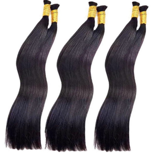 Straight Hair Bundles - 10" - 30" No Weft Human Hair Extensions - WigWonders