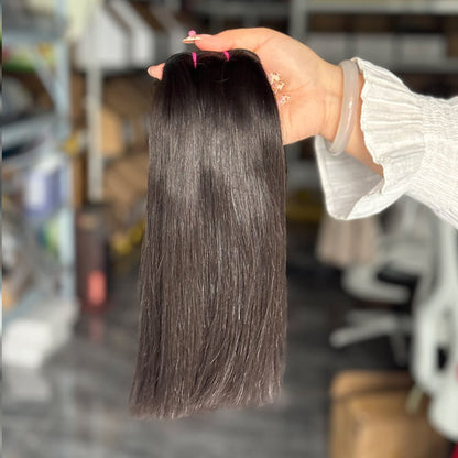 12A Double Drawn Bone Straight Virgin Human Hair Bundles - WigWonders