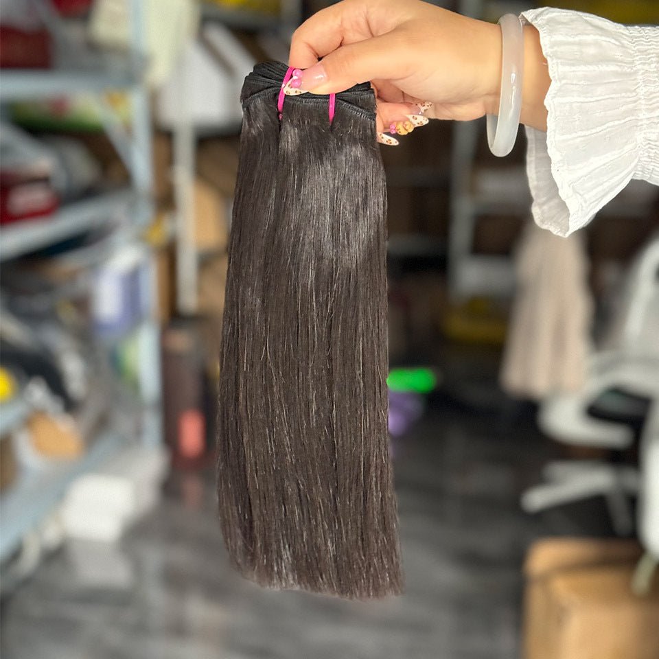 12A Double Drawn Bone Straight Virgin Human Hair Bundles - WigWonders