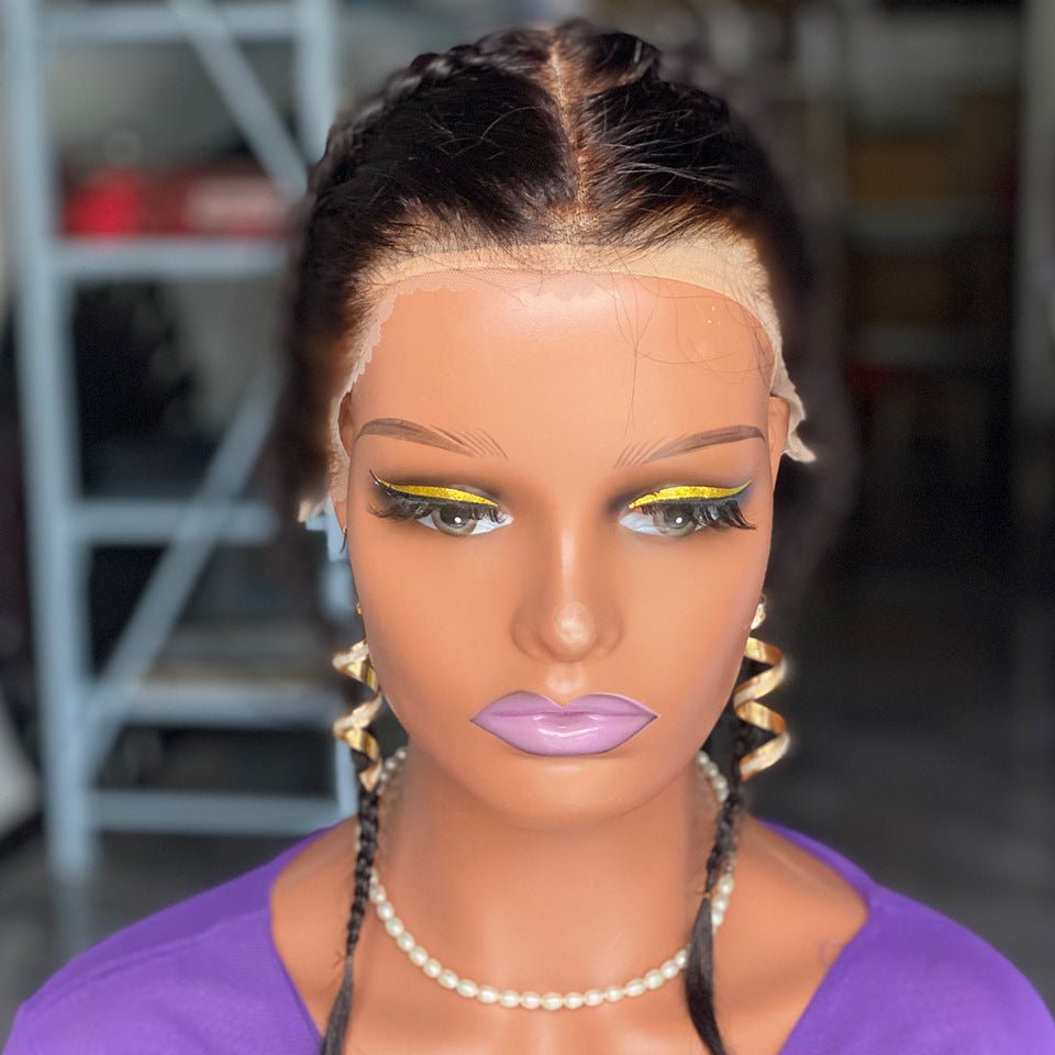 13x4 Bleached Knot Lace Frontal Braid Closure – Virgin Human Hair - WigWonders