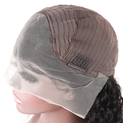 13x4 HD Lace Slick Back Straight Human Hair Wig - WigWonders