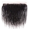 13x4 Kinky Curly Lace Frontal Human Hair Closure Piece - WigWonders