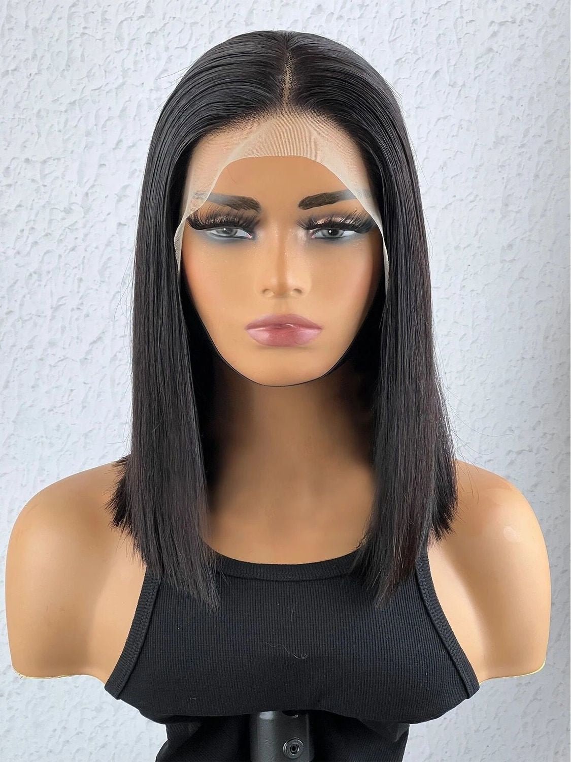 13x4 Lace Front Straight Bob Wig Human Hair - WigWonders