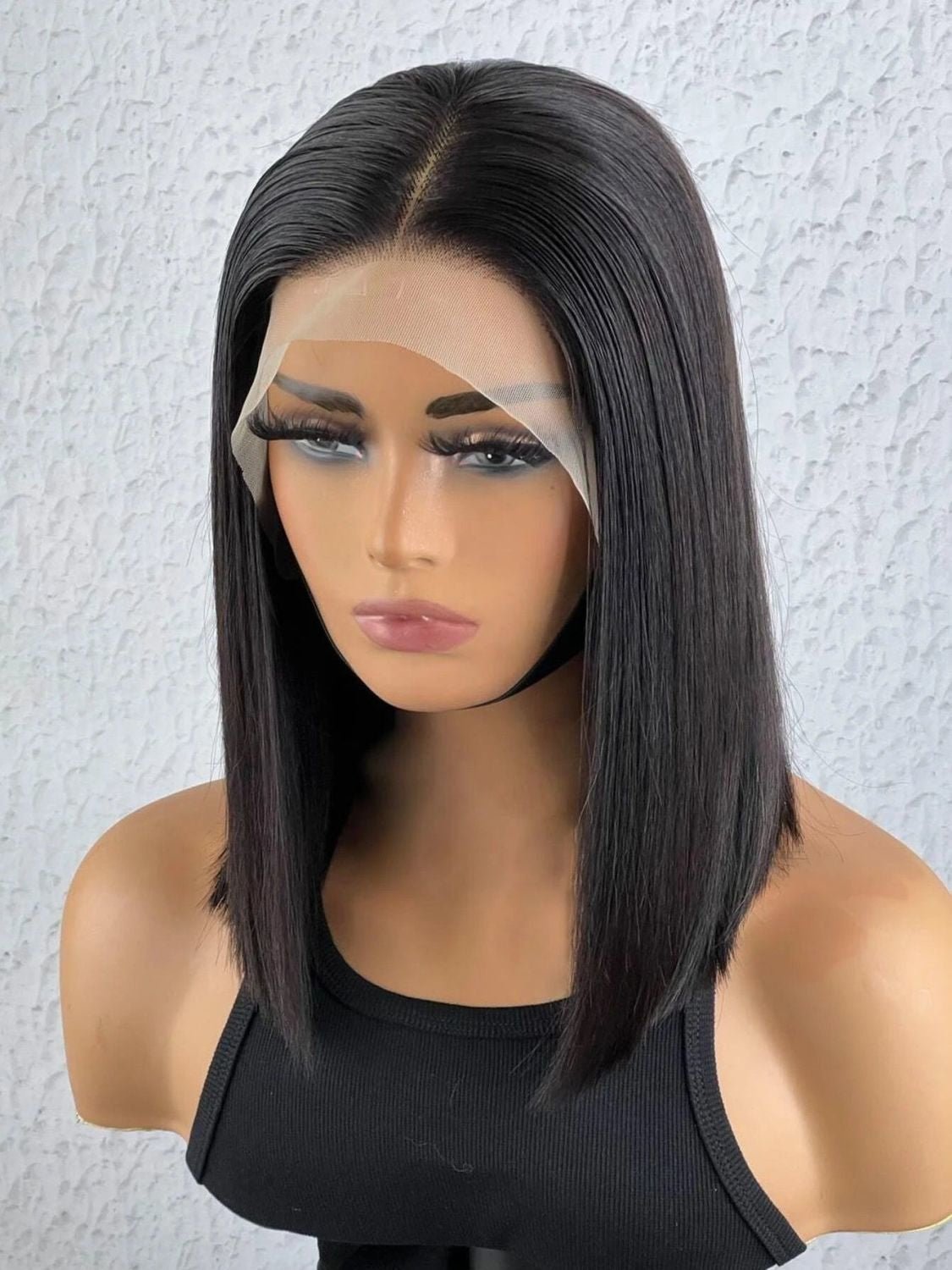 13x4 Lace Front Straight Bob Wig Human Hair - WigWonders