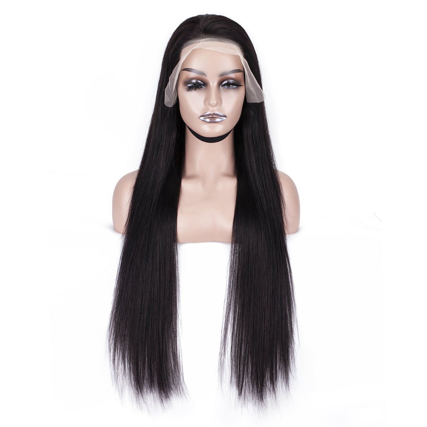 180% Density Lace Front Straight Human Hair Wig - WigWonders