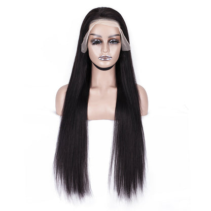 180% Density Lace Front Straight Human Hair Wig - WigWonders