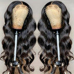 200% Density Glueless Human Hair Wig 5x5 HD Lace Closure Body Wave Pre Plucked - WigWonders