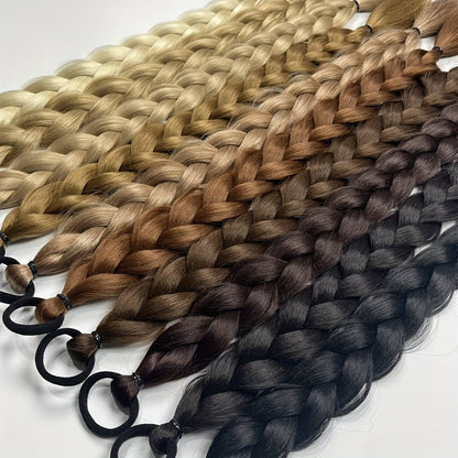 24" Fishtail Braid Ponytail with Headband - Synthetic Hair Extension - WigWonders