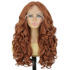 28" Yaki Lace Front Wig - Voluminous Synthetic Hair - WigWonders
