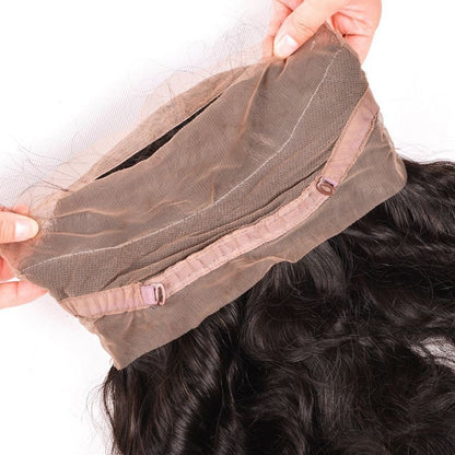 360 Lace Body Wave Human Hair Frontal - Pre - Plucked Natural Hairline - WigWonders