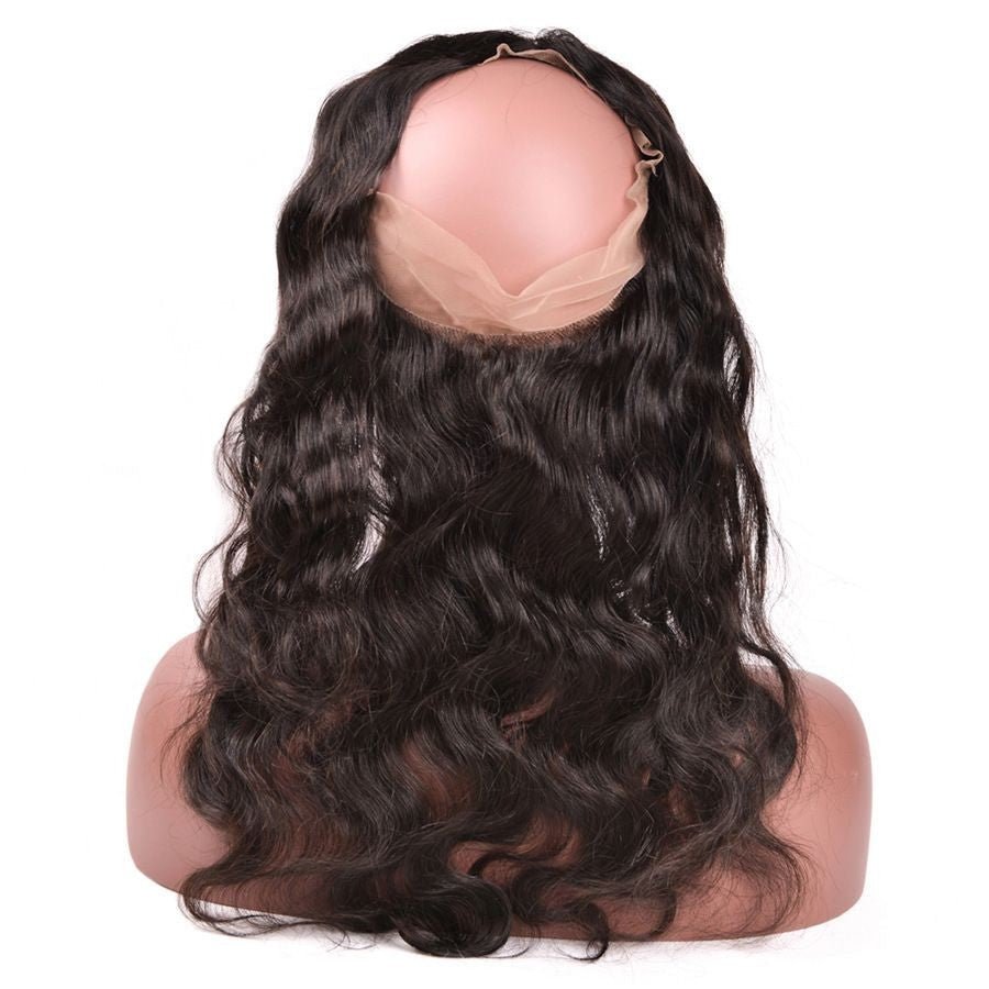 360 Lace Body Wave Human Hair Frontal - Pre - Plucked Natural Hairline - WigWonders