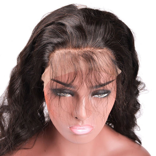 360 Lace Body Wave Human Hair Frontal - Pre - Plucked Natural Hairline - WigWonders