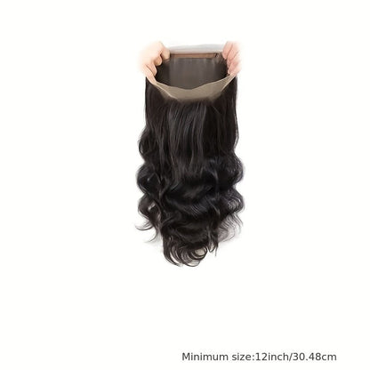 360 Lace Frontal with Bangs | Body Wave HD Lace Natural Black - WigWonders