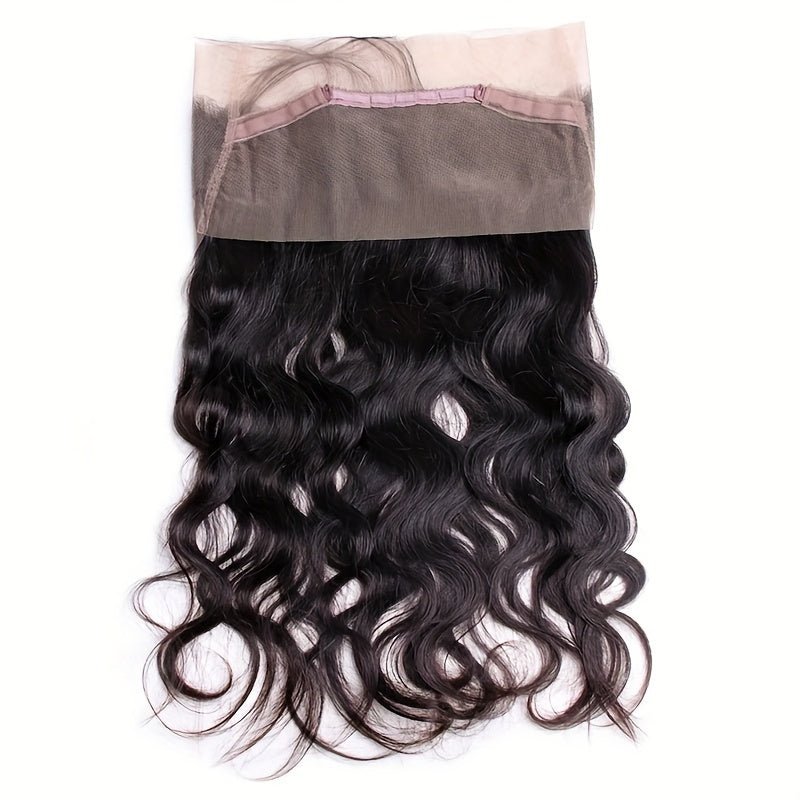 360 Lace Frontal with Bangs | Body Wave HD Lace Natural Black - WigWonders
