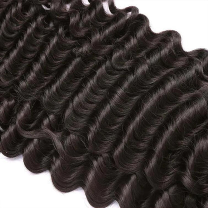 4x4 Lace Closure deep wave Human Hair Lace Closure for wemon - WigWonders