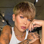 6in Synthetic Short Bob Wig - Brown - WigWonders