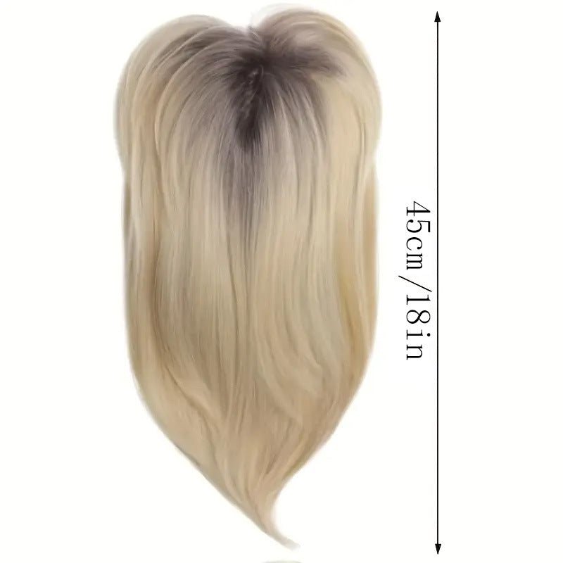8 Inch Clip - In Hair Topper - Straight Synthetic Hair Piece - WigWonders