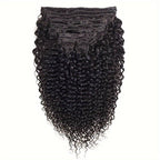 9A Afro Kinky Curly Clip - In Hair Extensions - 8 Piece Set | 10" - 24" - WigWonders