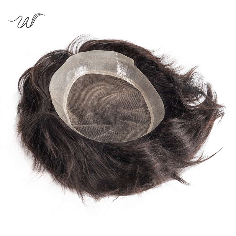 AUS Full Lace Men’s Human Hair System – Natural HD Lace Toupee