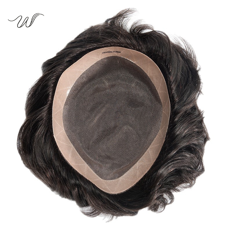 D7-3 Men’s Full Hand-Tied Lace Mono Hair System – NPU Base