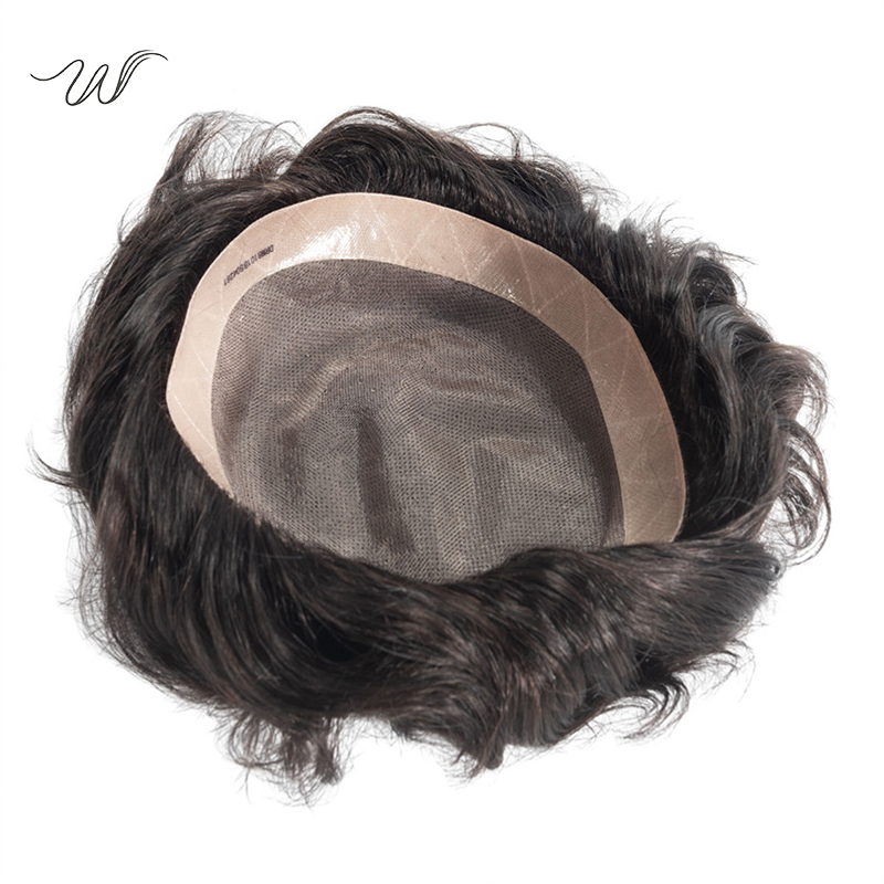 D7-3 Men’s Full Hand-Tied Lace Mono Hair System – NPU Base