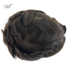 Men’s Thin Skin Hair System – Invisible PU Toupee for Balding