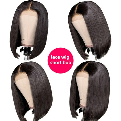 Bob Wig Human Hair Lace Front - 13x4 & 4x4 Lace Closure - WigWonders