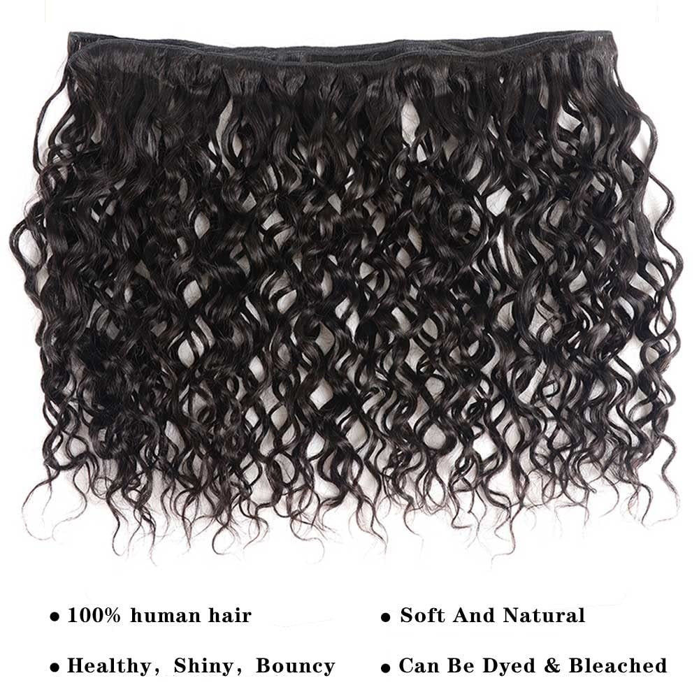 Deep Wave 100% Human Hair Bundles Extensions - WigWonders