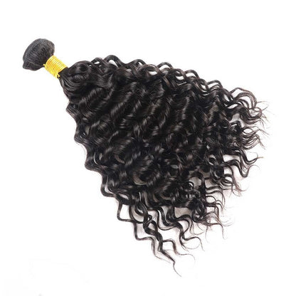 Deep Wave 100% Human Hair Bundles Extensions - WigWonders