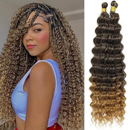 Deep Wave Crochet Hair - 18"/22"/24"/26"/30" - WigWonders