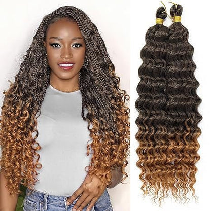 Deep Wave Crochet Hair - 18"/22"/24"/26"/30" - WigWonders