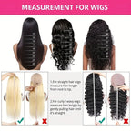 Deep Wave Curly Lace Front Wig | 4x0.75 Natural Black Human Hair - WigWonders