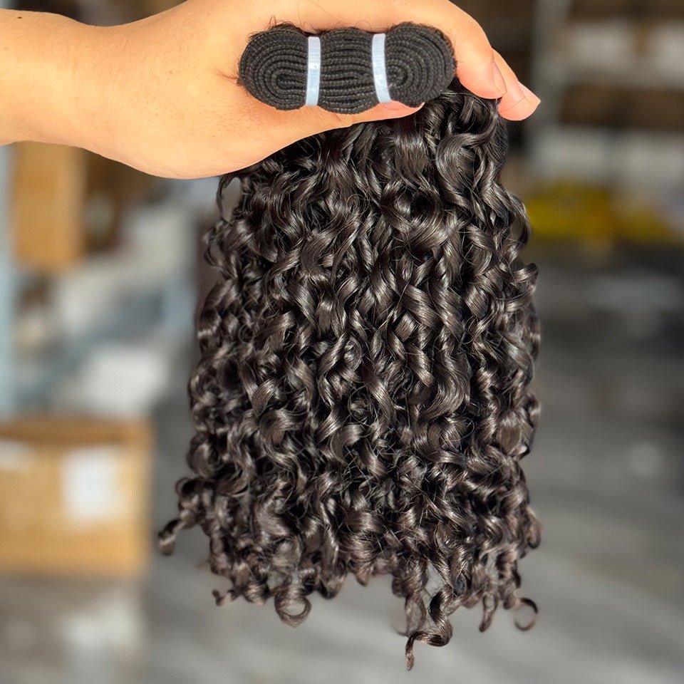 Double Drawn Pixie Curl Virgin Human Hair Extensions – 12A - WigWonders