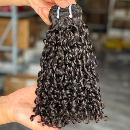 Double Drawn Pixie Curl Virgin Human Hair Extensions – 12A - WigWonders