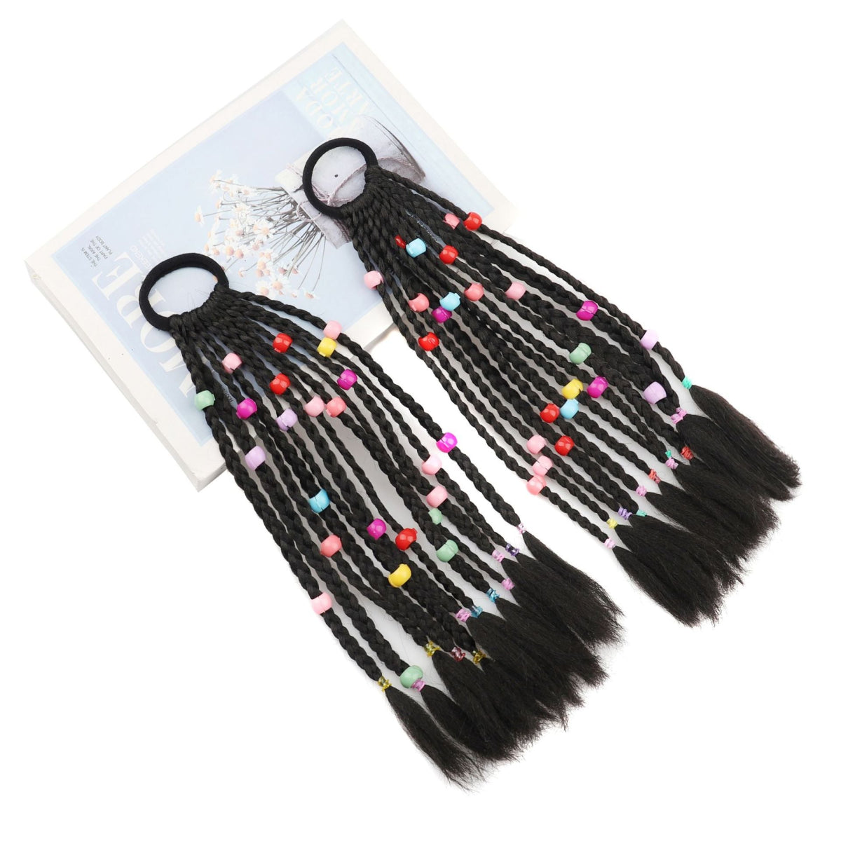 Dreadlock Afro Hairpiece - Black - WigWonders