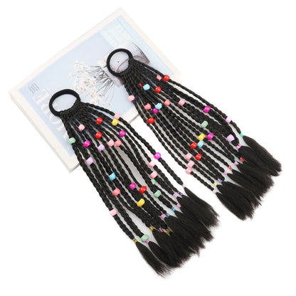 Dreadlock Afro Hairpiece - Black - WigWonders