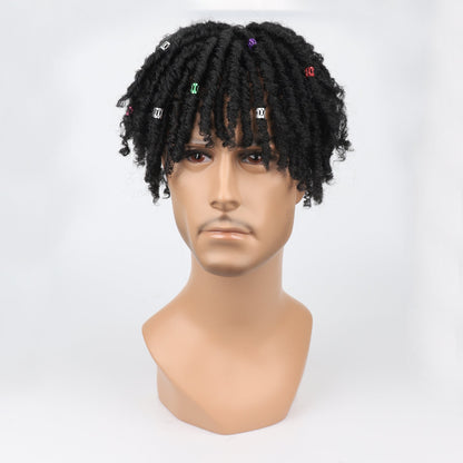 Dreadlock Afro Hairpiece - Black - WigWonders