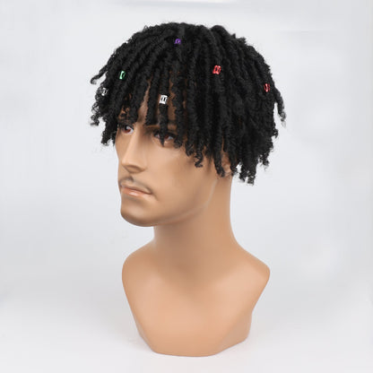 Dreadlock Afro Hairpiece - Black - WigWonders