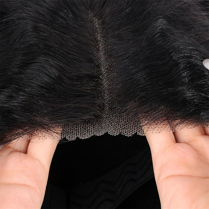 Glueless Curly Bob Wig 4x4 HD Lace Front 180% Density Human Hair Pre Cut - WigWonders