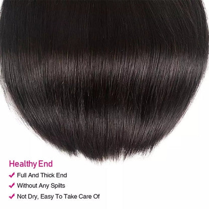 Indian Straight 100% Human Hair Bundles Wholesale - WigWonders