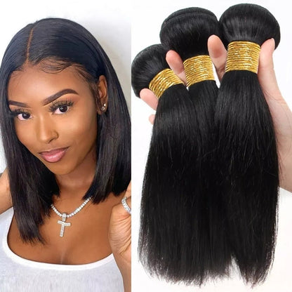 Indian Straight 100% Human Hair Bundles Wholesale - WigWonders