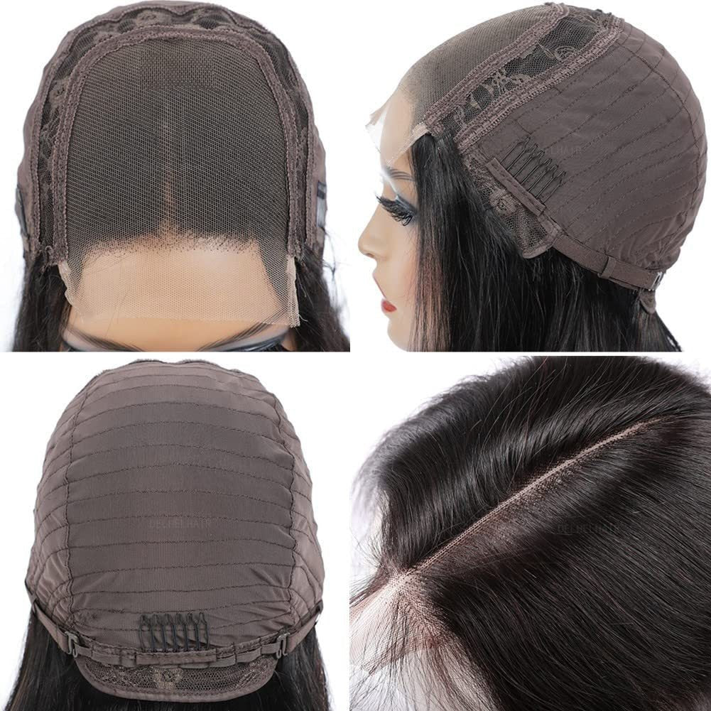 Luxury 4x4 Lace Closure Wig Straight 100% Human Hair - WigWonders