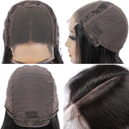 Luxury 4x4 Lace Closure Wig Straight 100% Human Hair - WigWonders