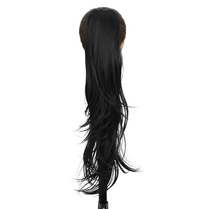 Multi - Layer Synthetic Ponytail Hair Extension - Claw Clip Wrap - WigWonders