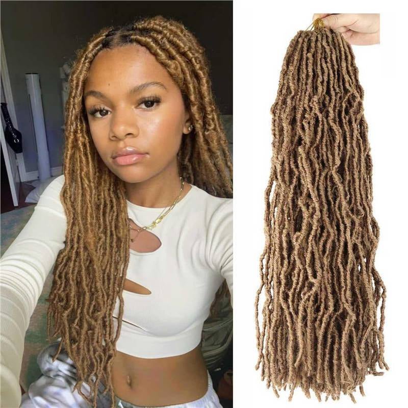 NuLocs Synthetic Braiding Hair Extension - Crochet Nu Locs - WigWonders
